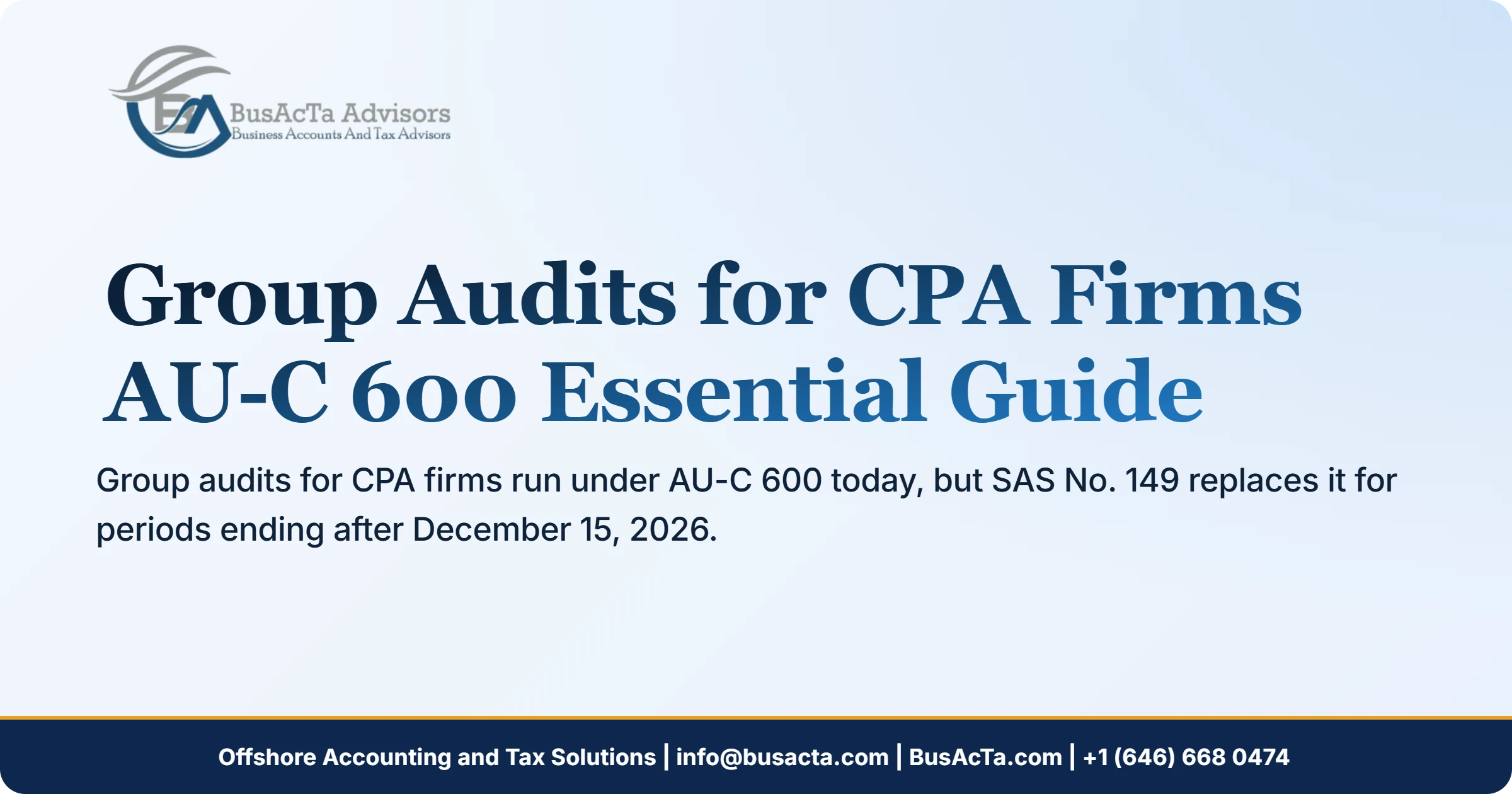 Group Audits for CPA Firms: AU-C 600 Essential Guide