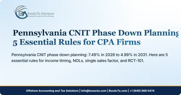 Pennsylvania CNIT Phase Down Planning: 5 Essential Rules for CPA Firms