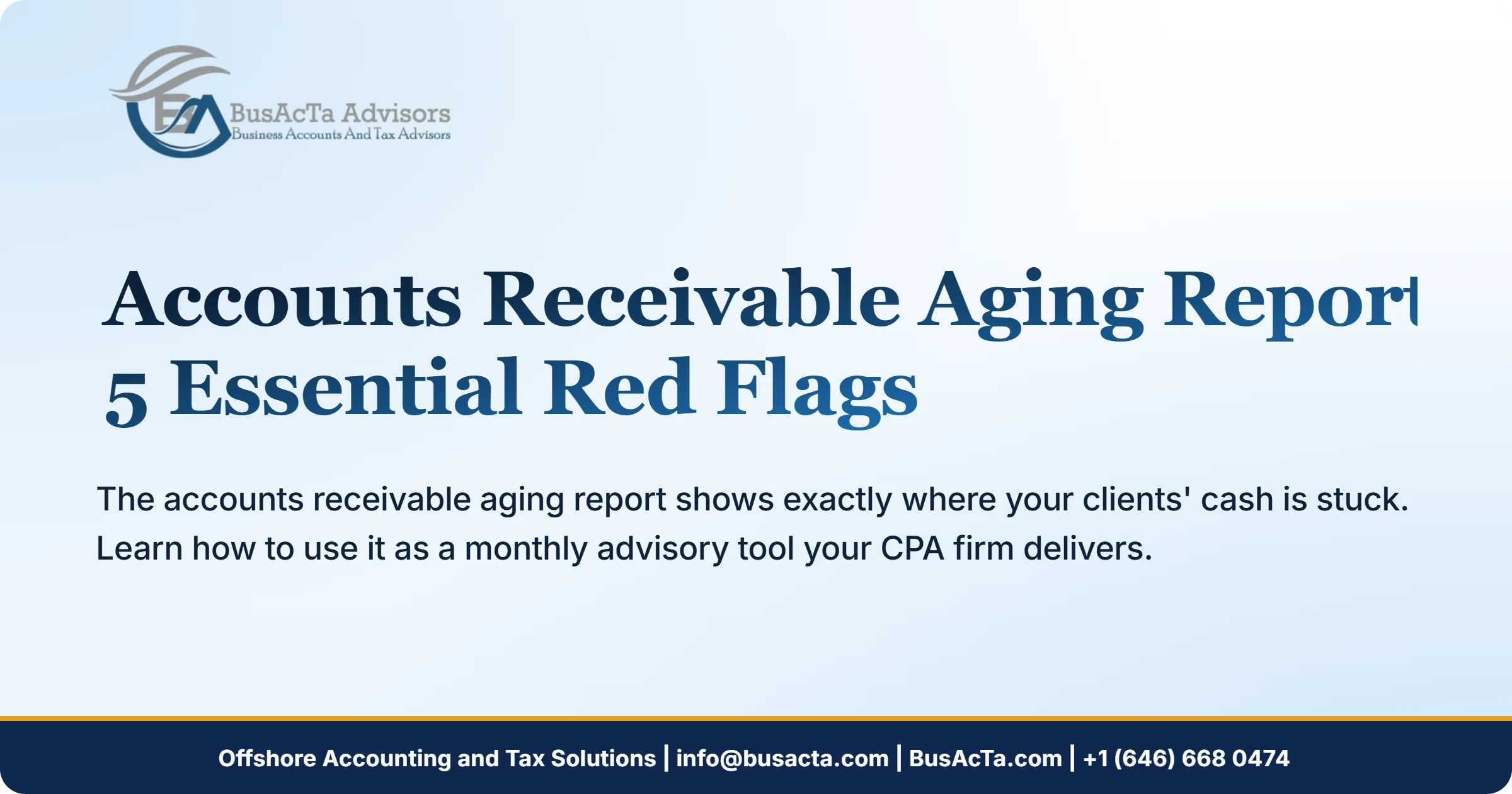 Accounts Receivable Aging Report: 5 Essential Red Flags