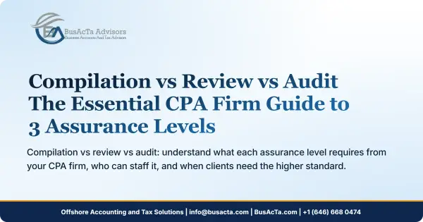 Compilation vs Review vs Audit: The Essential CPA Firm Guide to 3 Assurance Levels