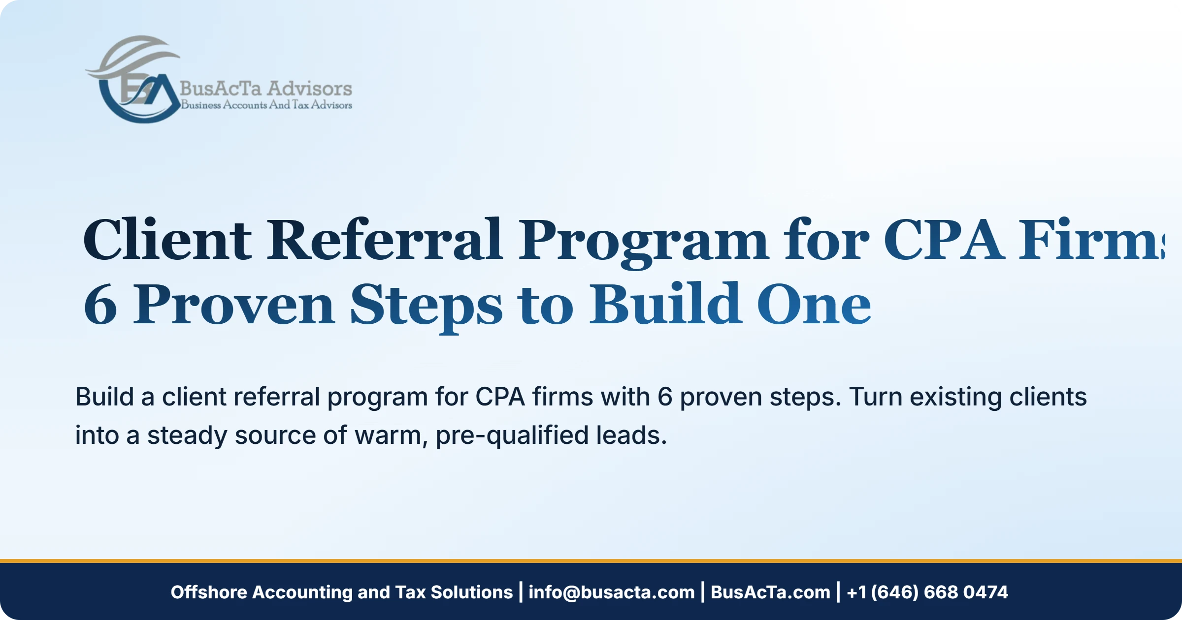 Client Referral Program for CPA Firms: 6 Proven Steps to Build One