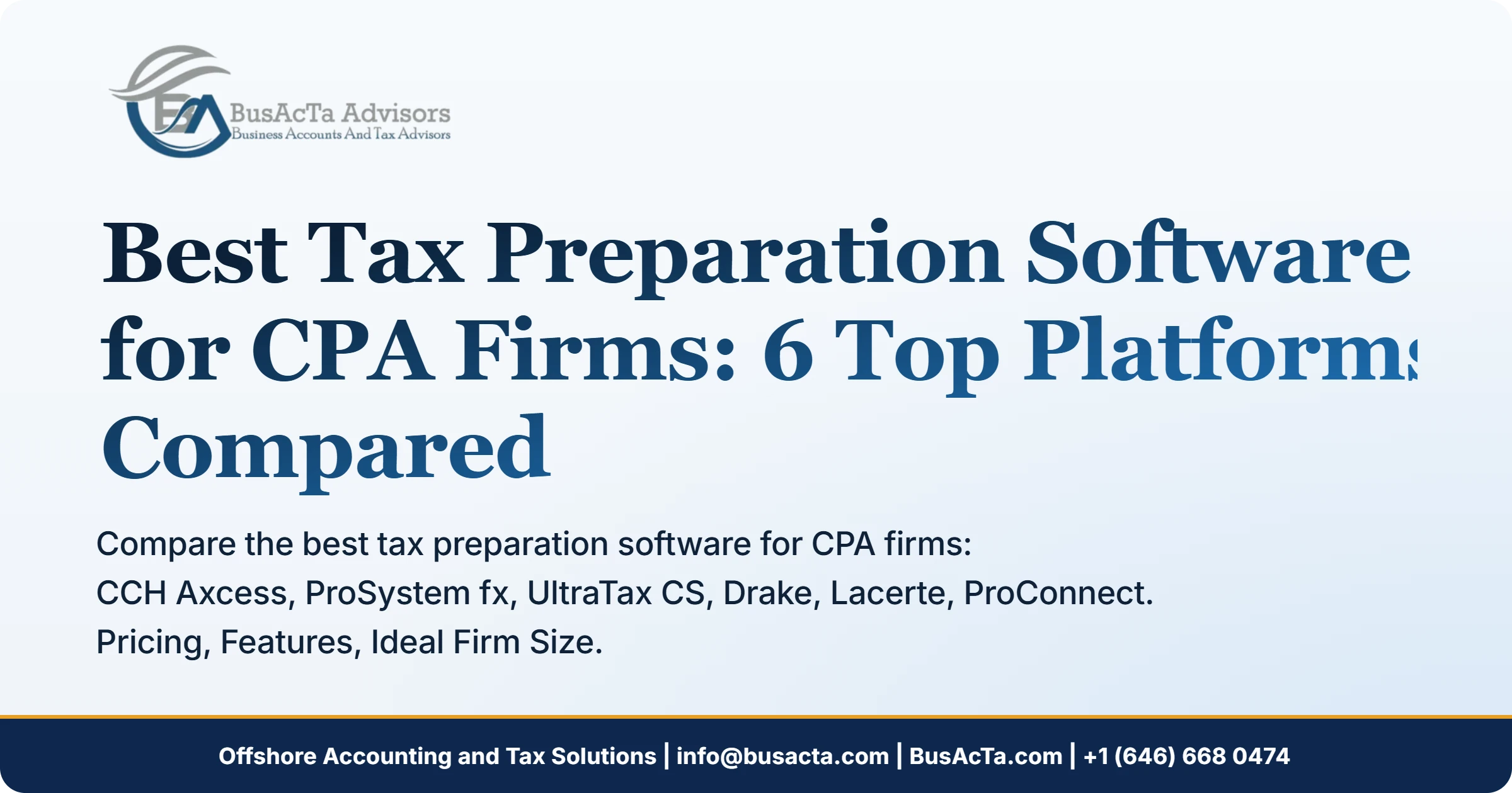 Best Tax Preparation Software for CPA Firms: 6 Top Platforms Compared