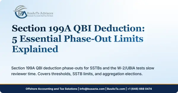 Section 199A QBI Deduction: 5 Essential Phase-Out Limits Explained