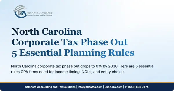 North Carolina Corporate Tax Phase Out: 5 Essential Planning Rules