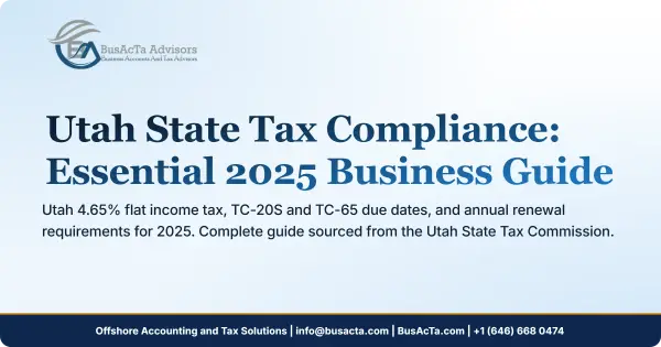 Utah State Tax Compliance: Essential 2025 Business Guide