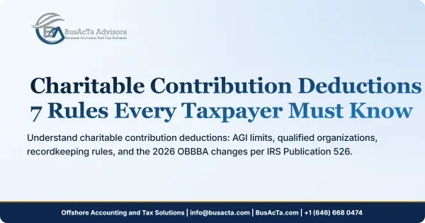 Charitable Contribution Deductions: 7 Rules Every Taxpayer Must Know