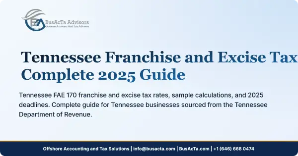 Tennessee Franchise and Excise Tax: Complete 2025 Guide