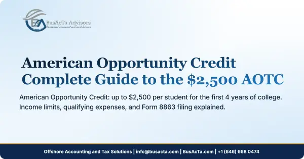 American Opportunity Credit: Complete Guide to the $2,500 AOTC
