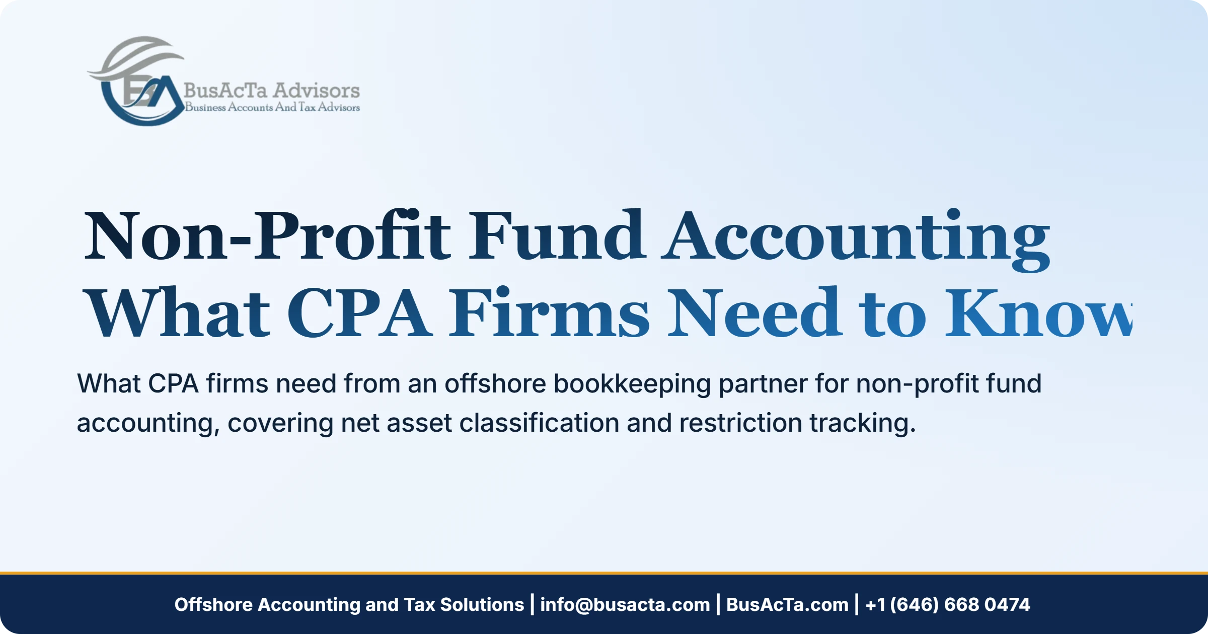 Non-Profit Fund Accounting: What CPA Firms Need to Know