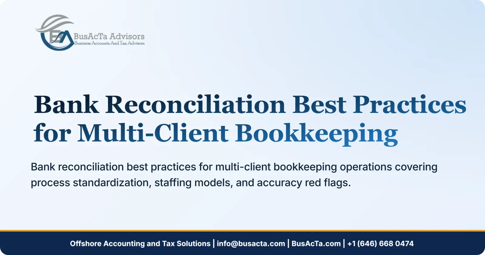 Bank Reconciliation Best Practices for Multi-Client Bookkeeping